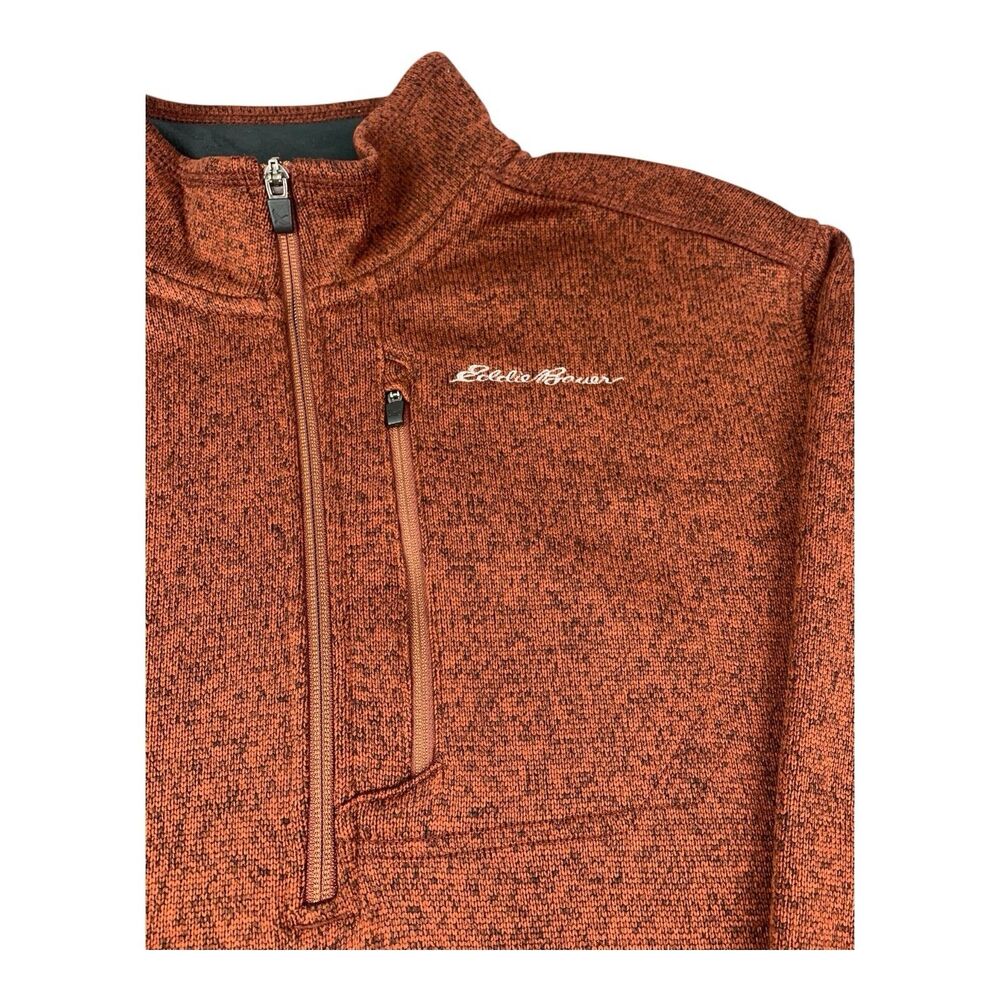 Eddie Bauer Radiator 1/4 Zip Pullover Sweater Fleece  Adobe, Men’s Size XL - Picture 4 of 11